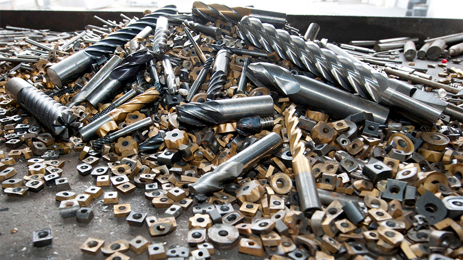 Solid carbide end mills and cutting tooling scrap