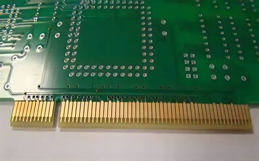 Gold fingered edge connectors electronic scrap